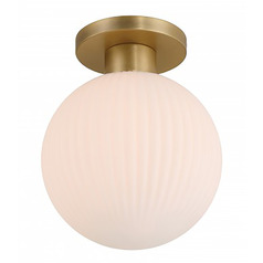 Minka Lavery Sergio Fenton Legacy Brass Flushmount Light