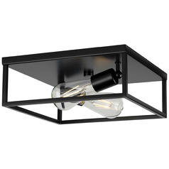 Progress Lighting Perimeter Matte Black Flushmount Light