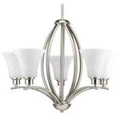 Progress Lighting Joy 5-Light Brushed Nickel Chandelier