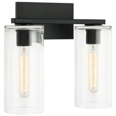 Matteo Lighting Lincoln Matte Black Bathroom Light