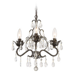 Crystorama Lighting Paris Market English Bronze Crystal Chandelier