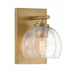 Minka Lavery Sergio Glint Legacy Brass Sconce