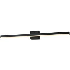 Justice Design Lineari ADA 24 Inch LED Wall Bath Light Black