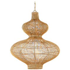 Troy Lighting Irvine Patina Brass LED Pendant Light