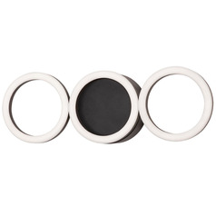 Afx Lighting Glo Black LED Vertical Bathroom Light