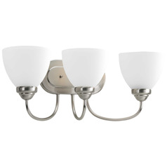 Progress Lighting 1-Light Brushed Nickel Mini Pendant