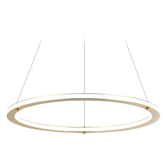 Matteo Lighting Victoria Brushed Gold LED Pendant Light