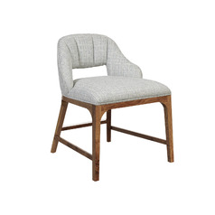 Inga Chair in Morel Brown & Greenlight Powder by Currey & Company