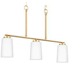 Progress Lighting Adley Satin Brass Island Light