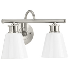 Progress Lighting Ashford Brushed Nickel Bathroom Light
