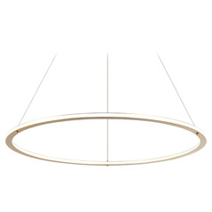 Matteo Lighting Victoria Brushed Gold LED Pendant Light