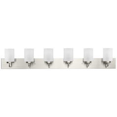 Progress Lighting Merry Brushed Nickel Bathroom Light