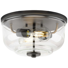 Progress Lighting Rushton Graphite Flushmount Light