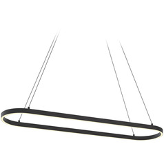 Afx Lighting Glo Black LED Island Light