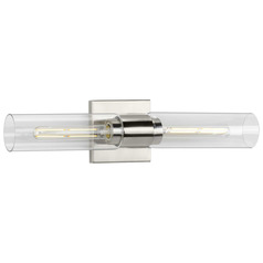 Progress Lighting Clarion Brushed Nickel Vertical Bathroom Light