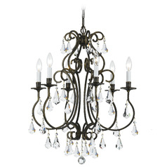 Crystorama Lighting Ashton English Bronze Crystal Chandelier
