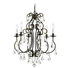 Crystorama Lighting Ashton English Bronze Crystal Chandelier