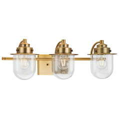 Progress Lighting Northlake Vintage Brass Bathroom Light