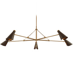 Troy Lighting Andersen Patina Brass & Bronze LED Chandelier