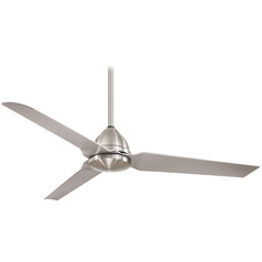 Minka Aire Java Brushed Nickel Wet Ceiling Fan Without Light