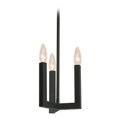 Afx Lighting Grace Black Mini-Pendant Light
