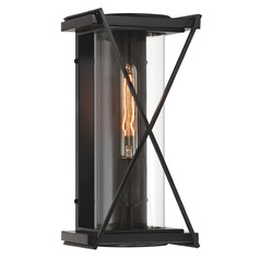 Minka Lavery Rolando Hidalgo Rockhill Dark Matte Black Outdoor Wall Light