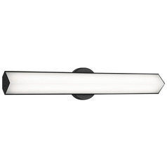Matteo Lighting Jade Black LED Vertical Bathroom Light