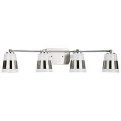 Progress Lighting Haven Brushed Nickel Bathroom Light
