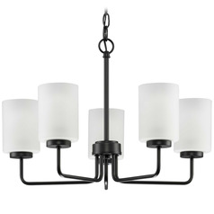 Progress Lighting Merry Matte Black Chandelier