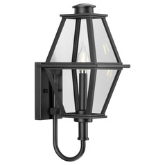 Progress Lighting Bradshaw Textured Black Outdoor Wall Light