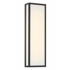 Minka Lavery Grand Marlborough Sand Coal Black LED Outdoor Wall Light