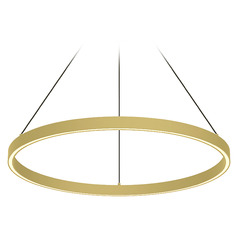 Kuzco Lighting Cerchio Brushed Gold LED Pendant Light