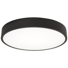 Afx Lighting Bailey Black LED Flushmount Light