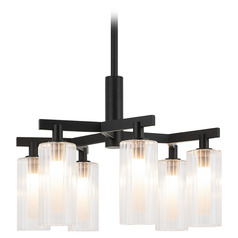 Matteo Lighting Kristof Black LED Chandelier