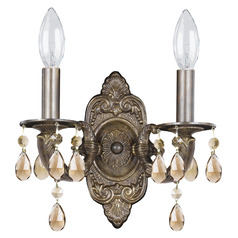 Crystorama Lighting Paris Market Venetian Bronze Sconce