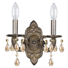 Crystorama Lighting Paris Market Venetian Bronze Sconce
