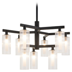 Matteo Lighting Kristof Black LED Chandelier