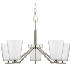 Progress Lighting Vertex Brushed Nickel Chandelier