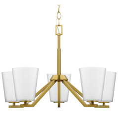 Progress Lighting Vertex Brushed Gold Chandelier