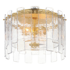 Maxim Lighting Warren Gold Leaf Flushmount Light