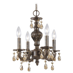 Crystorama Lighting Paris Market Venetian Bronze Crystal Chandelier