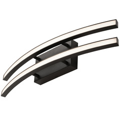 Afx Lighting Harper Black LED Vertical Bathroom Light