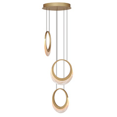 Et2 Lyra Gold LED Multi-Light Pendant