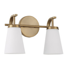Homeplace By Capital Lighting Drake Aged Brass Bathroom Light
