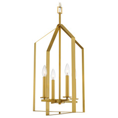Progress Lighting Vertex Brushed Gold Pendant Light