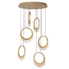 Et2 Lyra Gold LED Multi-Light Pendant