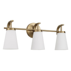 Homeplace By Capital Lighting Drake Aged Brass Bathroom Light