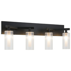 Matteo Lighting Kristof Black LED Bathroom Light