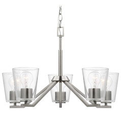 Progress Lighting Vertex Brushed Nickel Chandelier