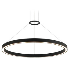Matteo Lighting O'hara Matte Black LED Pendant Light
